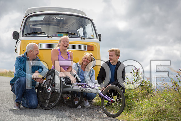 A mini tour around Yorkshire in a vintage VW camper van with Hannah Cockroft, and her family