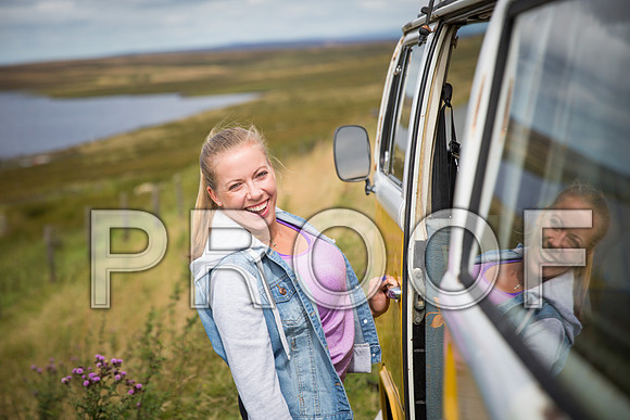 A mini tour around Yorkshire in a vintage VW camper van with Hannah Cockroft, and her family