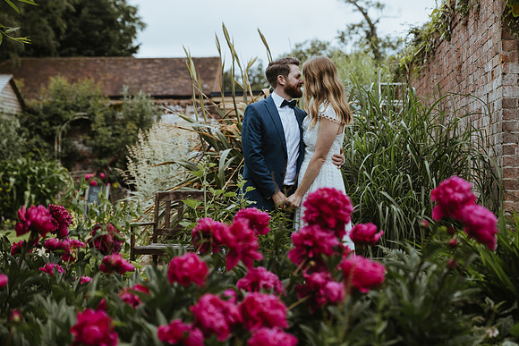A beautiful intimate summer wedding at THe Secret Garden in Ashford, Kent