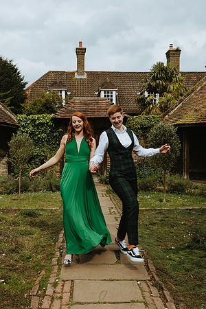 A fun intimate wedding at Morden House registry Office, London