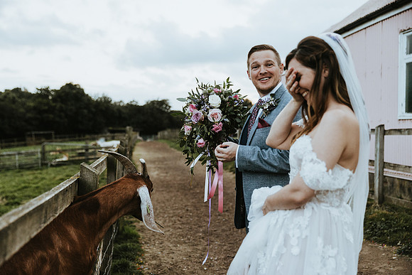 A beautiful summer wedding at The Museum of Kent Life near Maidstone in Kent