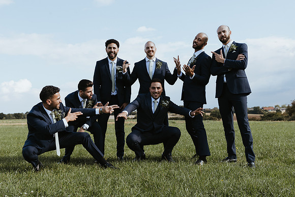 Ella and Jimmy’s relaxed, autumn  wedding at The Barns at Lodge farm, in Epping Green, Essex