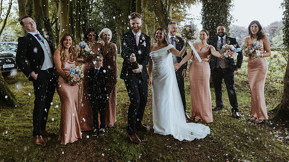A wedding at Crown Lodge near Wye