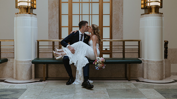 A stylish London wedding at Hackney Town Hall and Depot7