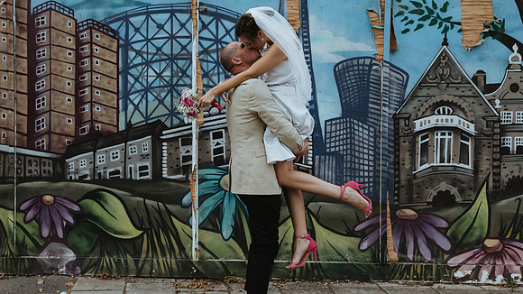 Wedding at the Asylum Chapel, London