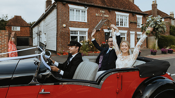 Wedding at St Bartholomew’s Church in Burwash in East Sussex