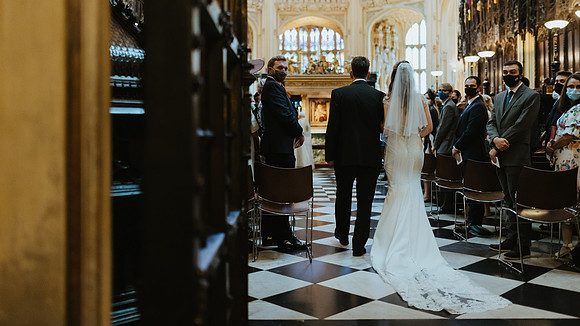 A stylish autumn wedding at the Lady Chapel, Westminster Abbey, London