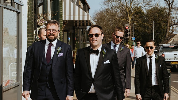 A stylish spring wedding at St Mary’s church and the iconic Olympic Studio’s in Barnes, south west London