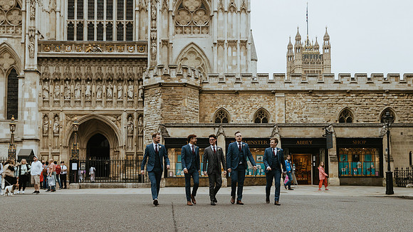 A stylish autumn wedding at the Lady Chapel, Westminster Abbey, London