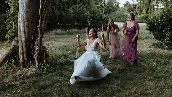 Wedding at At Thomas a Beckett Church and Brightling Park, East Sussex