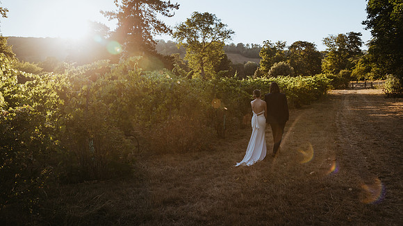 Mount Vineyard wedding near Shoreham in Kent