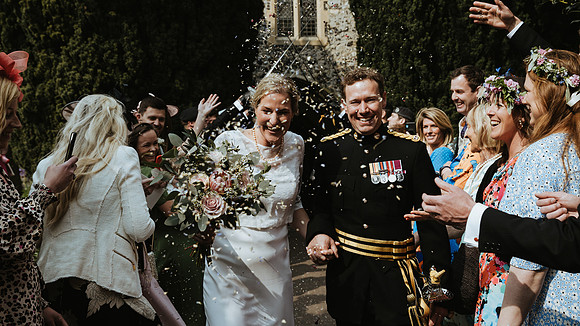 A beautiful spring wedding at St Mary’s Church in Wingham, Kent