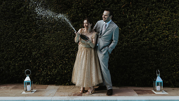 wedding celebration at Little Vinesgate near Sevenoaks in Kent