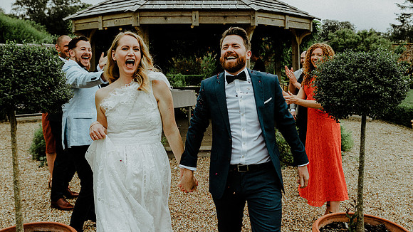 A beautiful intimate summer wedding at THe Secret Garden in Ashford, Kent