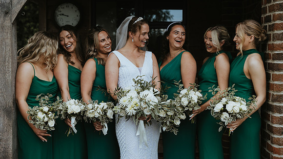 A stylish summer wedding at Hurstpierpoint College Chapel with a relaxed reception at Clayton Wickham View