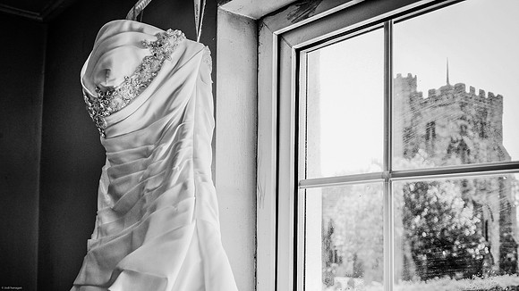 The wedding dress