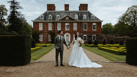 An intimate and relaxed wedding at Squerryes Court with receptions at both Squerryes winery in Westerham and Falconhurst in Markbeech, Kent