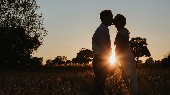 A fun and colourful and relaxed festival style wedding celebration in Horsted Keynes, West Sussex