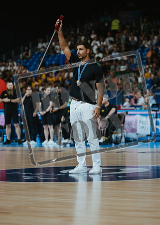 Wheelchair rugby at the Champs de Mar Stadium at the Paris Paralympics 2024 between Paralympics Gb and Paralympics Australia and Paralympics USA and Paralympics Canada