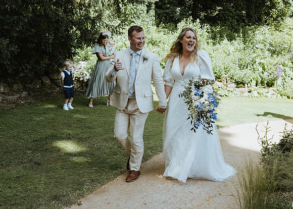 A stylish and relaxed wedding at The Orangery in Maidstone, Kent