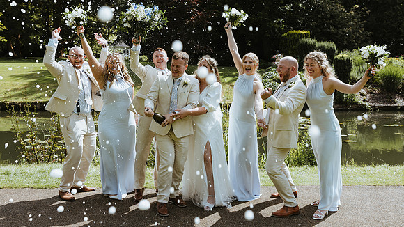 A stylish and relaxed wedding at The Orangery in Maidstone, Kent