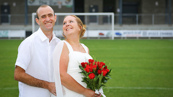 The happy couple
