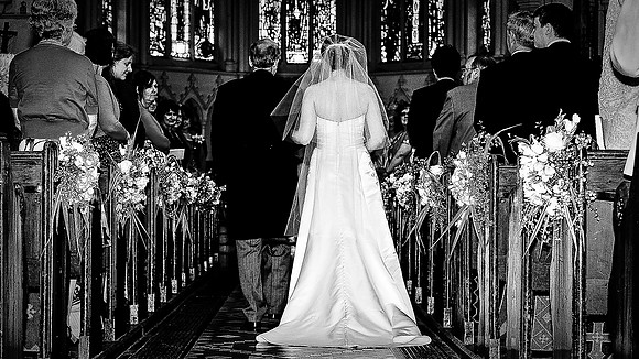 Here comes the Bride at St George's Church, Beckenham, Kent