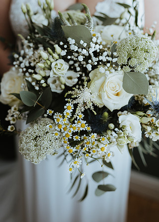 A relaxed intimate wedding at Farthingloe Barn near Dover in Kent
