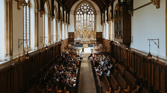 A stylish summer wedding at Hurstpierpoint College Chapel with a relaxed reception at Clayton Wickham View
