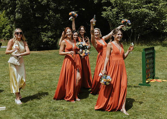 A stylish and relaxed wedding country house wedding at Hoath House near Edenbrideg in Kent