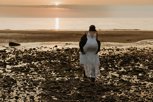 A relaxed wedding Autumn wedding at the Milne Town Estate near Ramsey on the Isle of Man