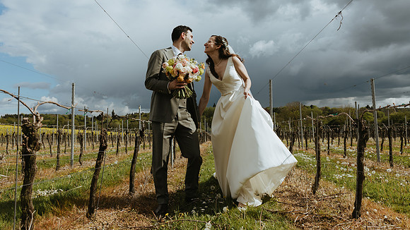An intimate and relaxed wedding at Squerryes Court with receptions at both Squerryes winery in Westerham and Falconhurst in Markbeech, Kent