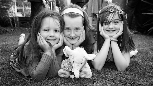 A portrait of three ladies