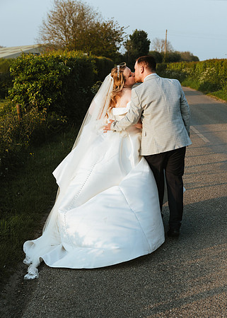 A relaxed spring wedding at The Old Kent Barn near Folkestone in Kent