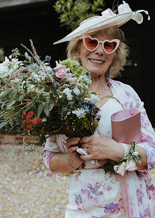 A stunning boho wedding at Old Michelmersh Farm near Romsey in Hampshire