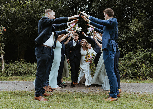 A  relaxed woodland wedding celebration at Moondown near Tunbridge Wells in Kent
